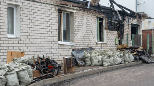 Professional Soot Cleanup technician working in Centreville, VA